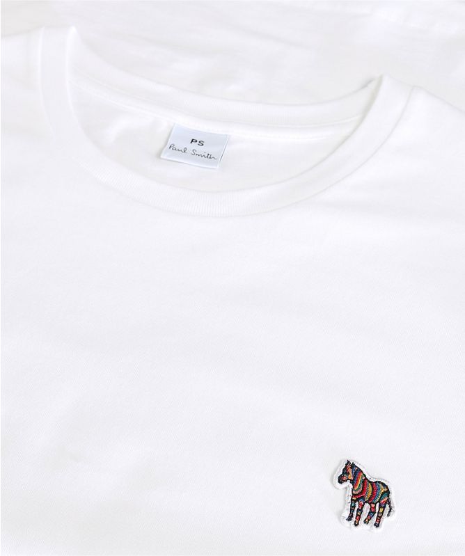Paul Smith Organic Cotton Zebra Logo T-Shirt