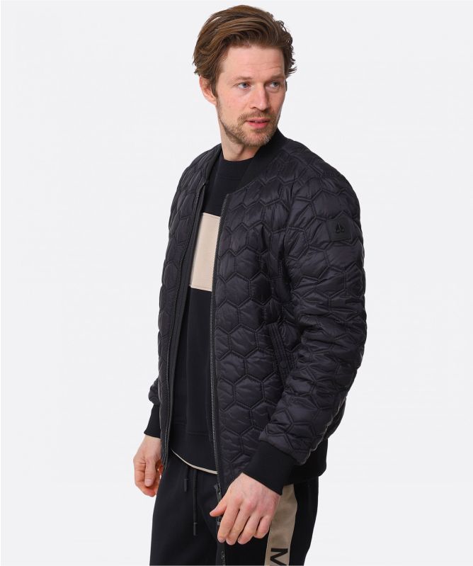 Moose Knuckles Quilted Bahia Bomber Jacket