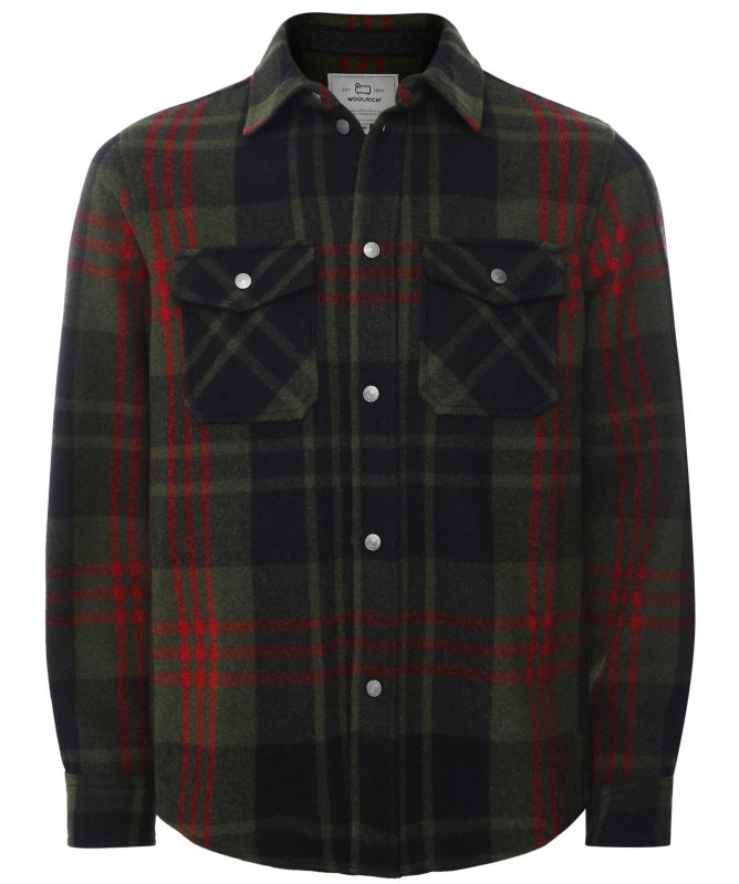 Woolrich Alaskan Melton Check Overshirt