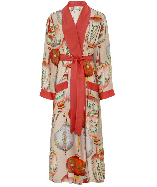 One Hundred Stars Lanterns Red Gown