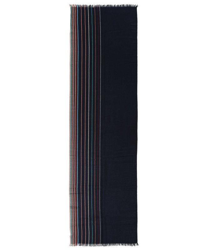 Paul Smith Wool Silk Signature Stripe Scarf
