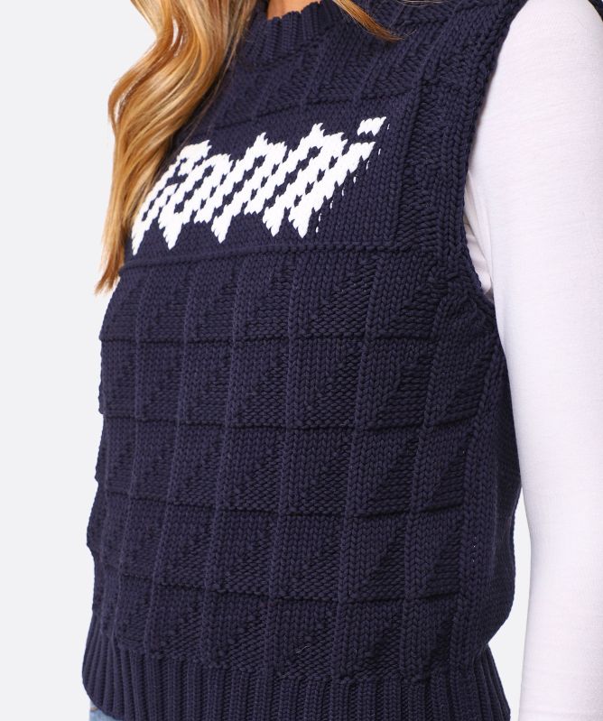 GANNI Organic Cotton Rope Vest