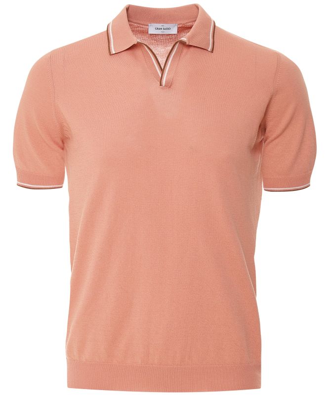 Gran Sasso Knitted Polo Shirt