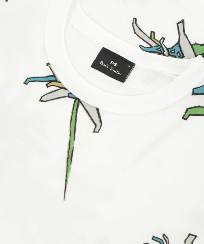 Paul Smith Crew Neck Flower T-Shirt
