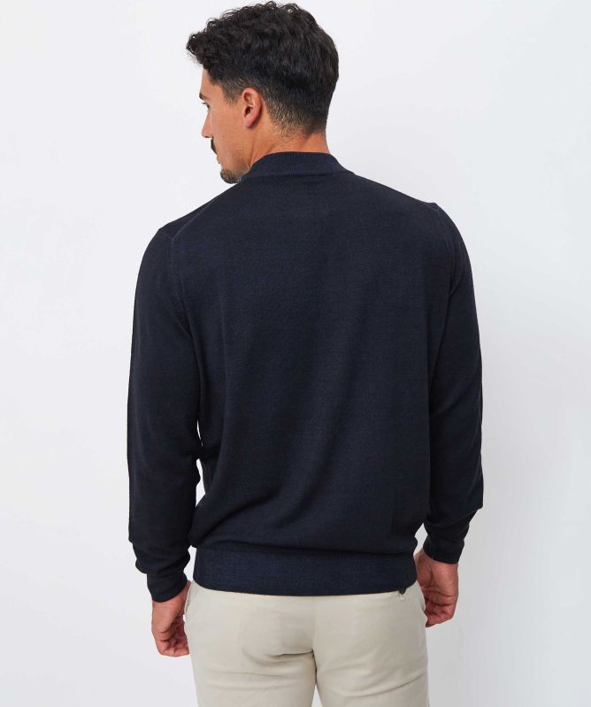 Filippo De Laurentiis Merino Mock Neck Jumper