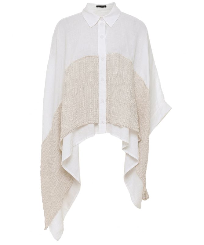 NU London Drape Textured Linen Jacket