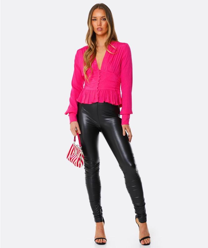 ROTATE Tracy V-Neck Top