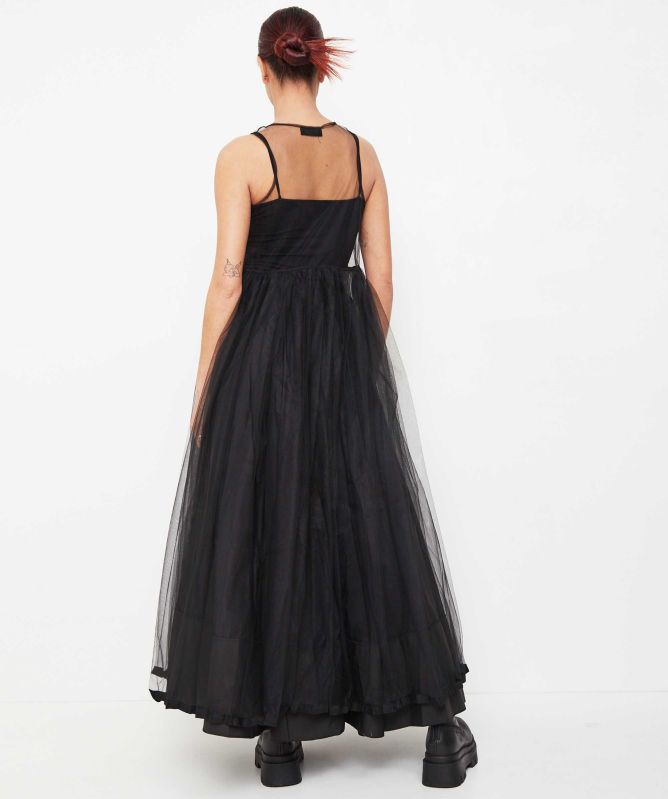 Bize Mesh Midi Dress