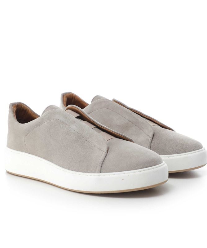 Sigotto Uomo Suede Slip On Trainers
