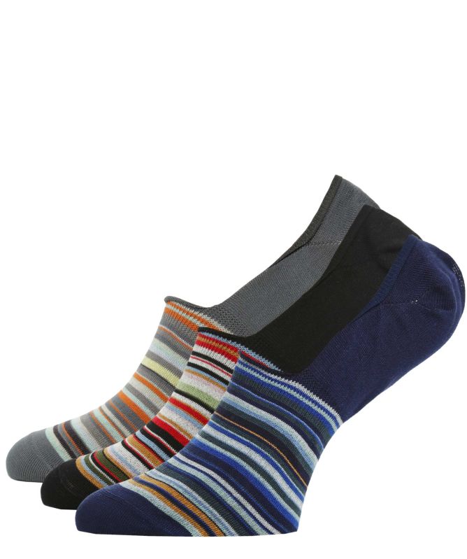 Paul Smith Signature Stripe Loafer Socks 3 Pack