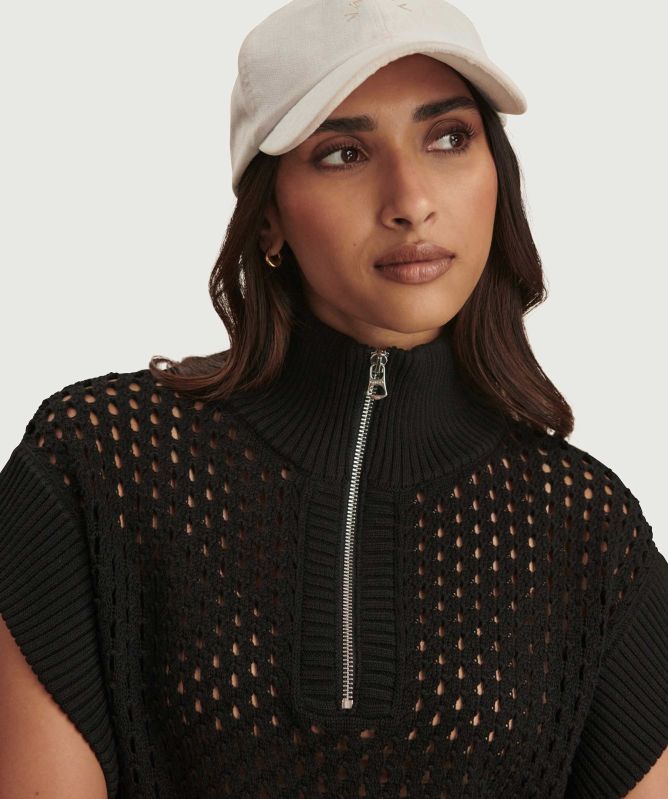 Varley Gaines Half-Zip Knit Vest