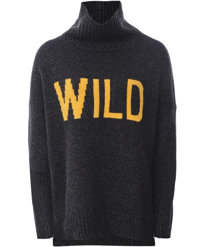 Eddy and Ivy Cashmere Merino Wild Logo Jumper