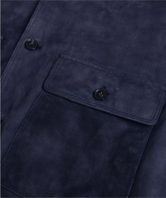 Hackett Suede Corduroy Bomber Jacket