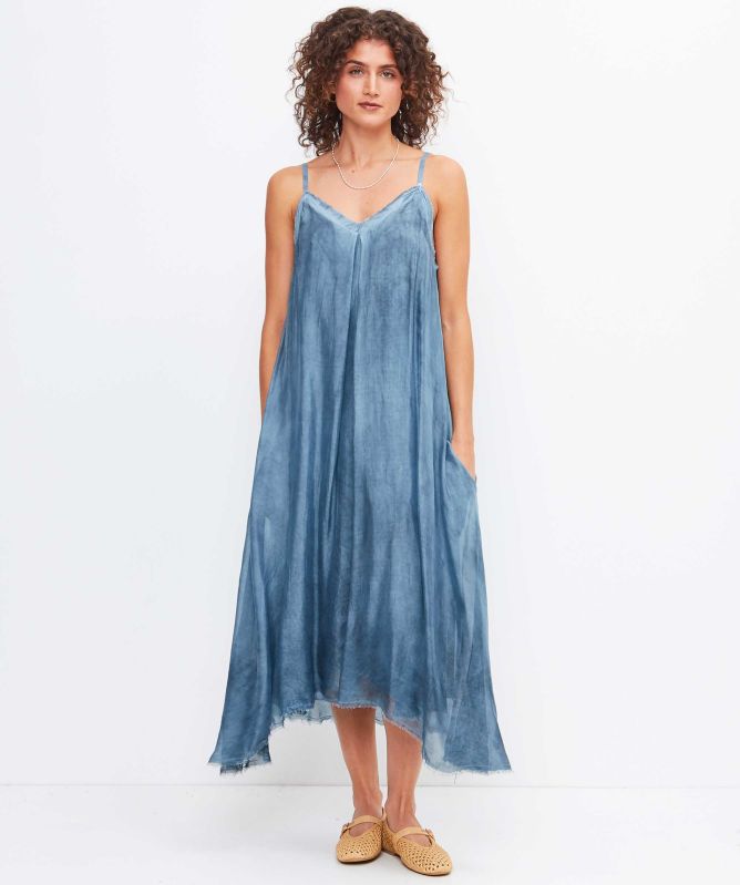 Sanctamuerte Marbled Maxi Dress