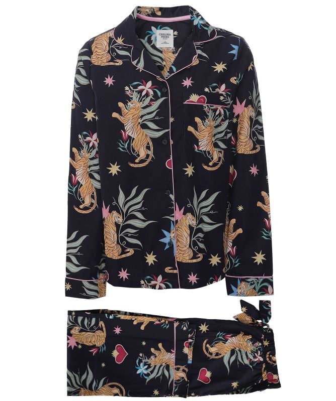 Chelsea Peers Enchanted Tiger Long Pajamas