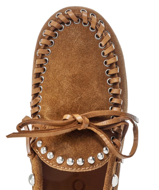 INUOVO Stud Moccasin Loafers