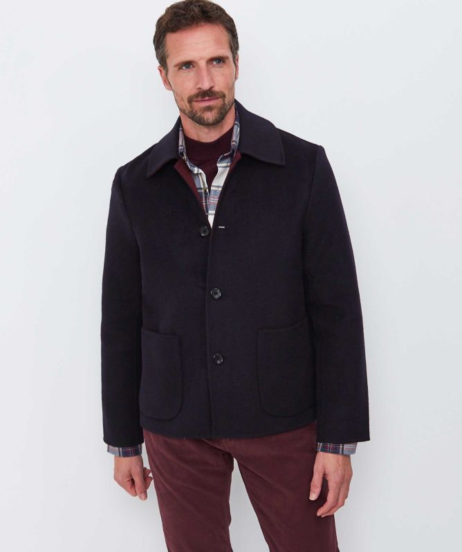Paul Smith Double-Face Wool Short Coat