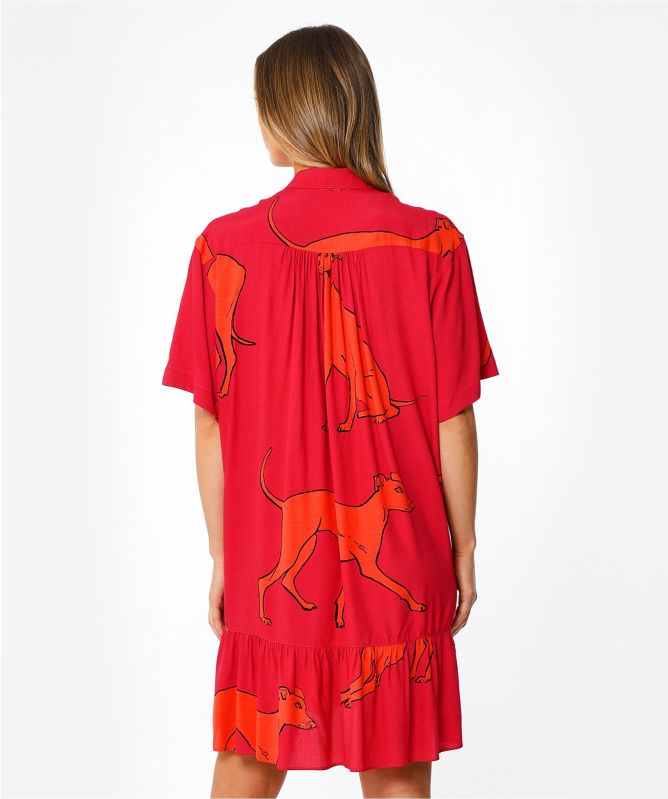 Paul Smith Dog Print Shirt Dress
