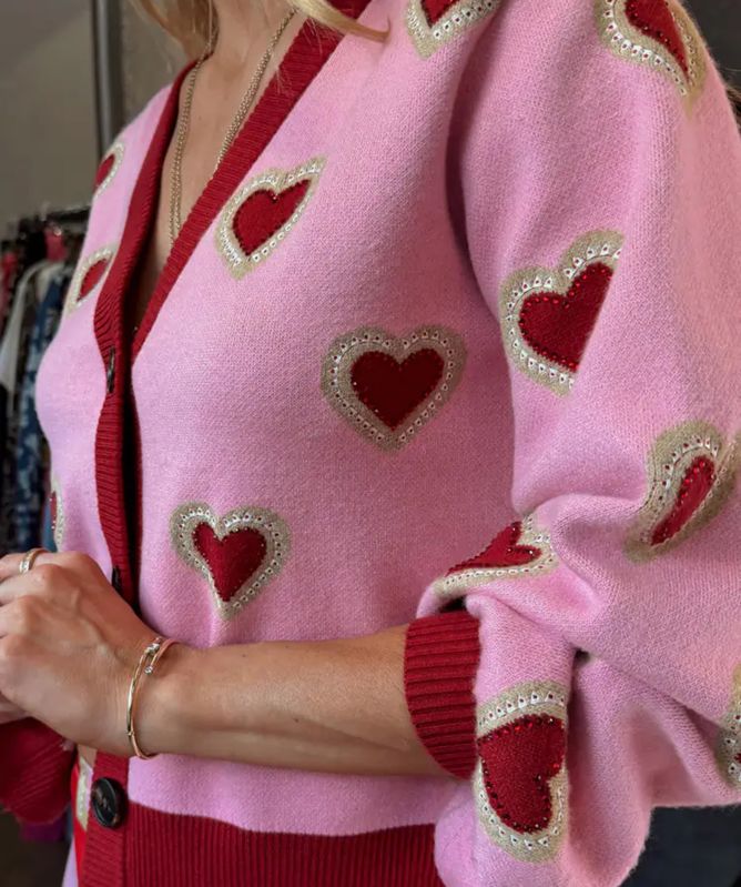 Never Fully Dressed Hearts Cardigan