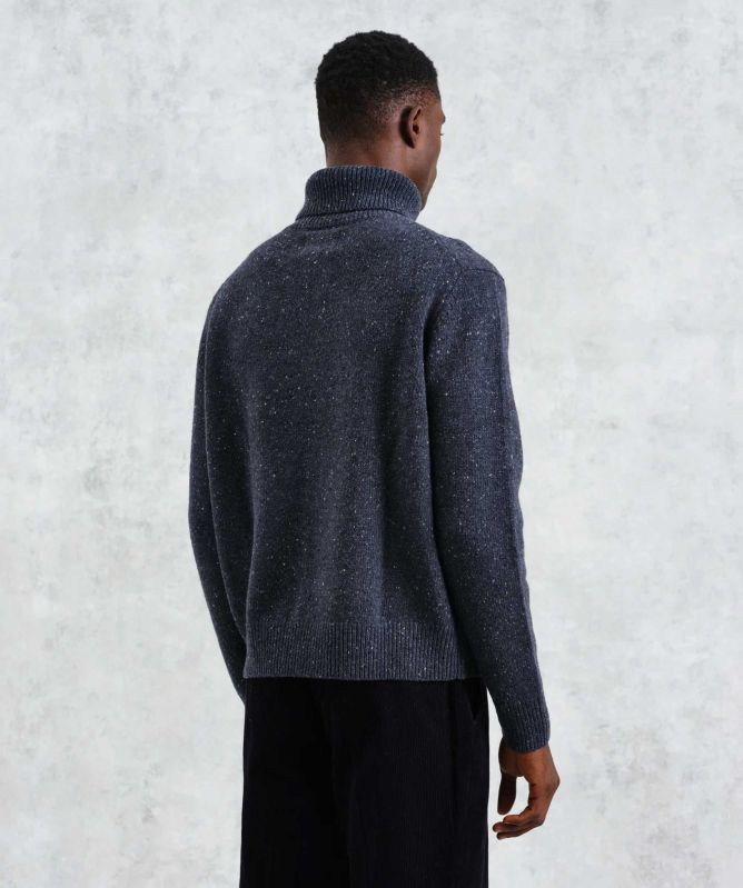 Wax London Wool Ridgeway Roll Neck Jumper