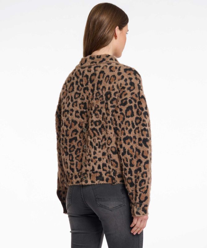 Rino and Pelle Bubbly Leopard Jacket