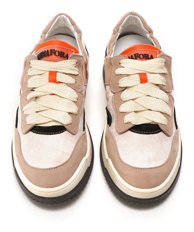 Andia Fora Meet Leather Sneakers