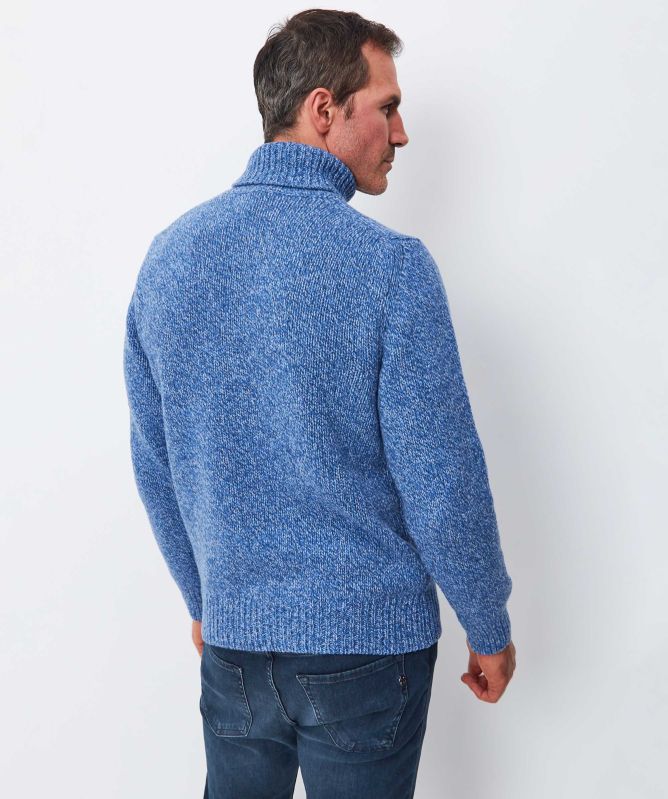 Sand Wool ID Turtleneck Jumper