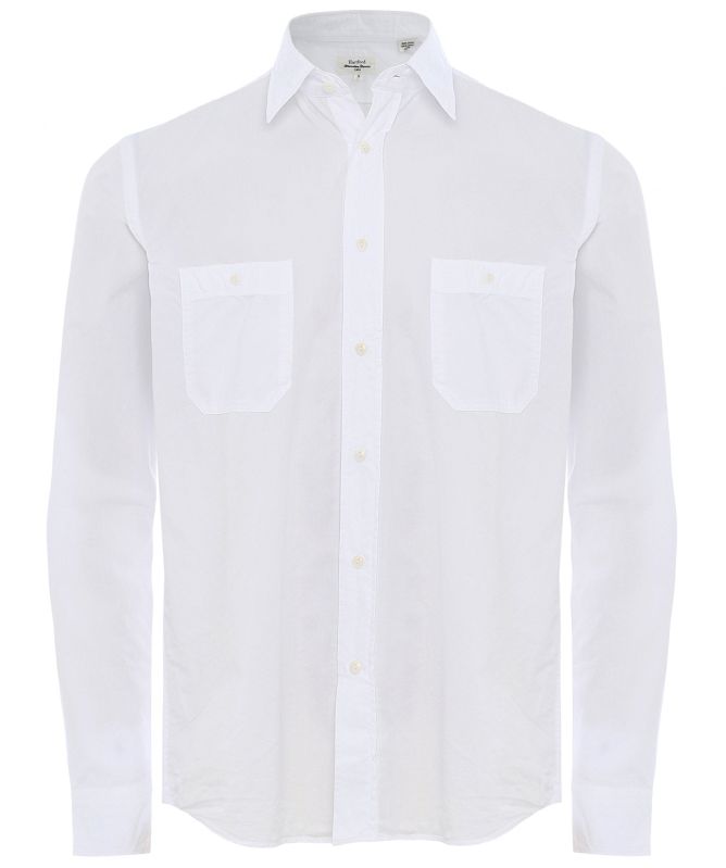 Hartford Twill Pocket Pat Shirt