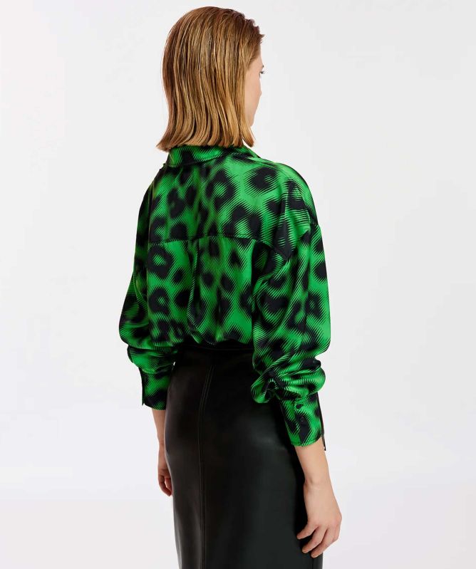 Essentiel Antwerp Evitta Leopard Print Shirt