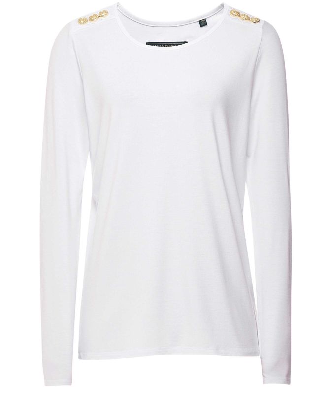 Holland Cooper Long Sleeve Crew Neck Top