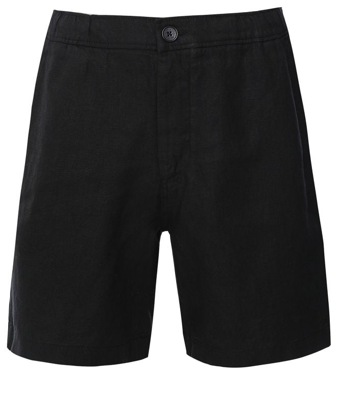 Wax London Washed Linen Kurt Shorts