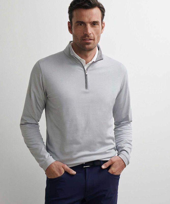 Peter Millar Albatross Quarter Zip Sweatshirt