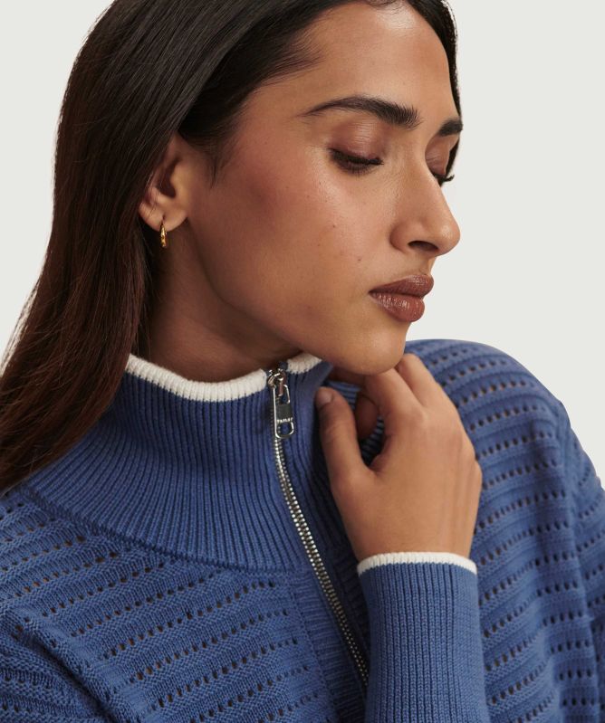 Varley Morwenna Half-Zipper Knit