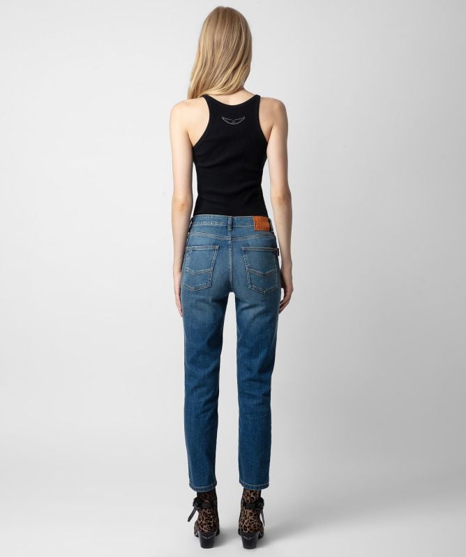 Zadig and Voltaire Mamma Straight-Cut Jeans