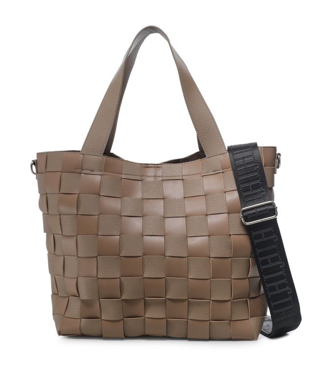 Ilse Jacobsen Square Braided Tote Bag