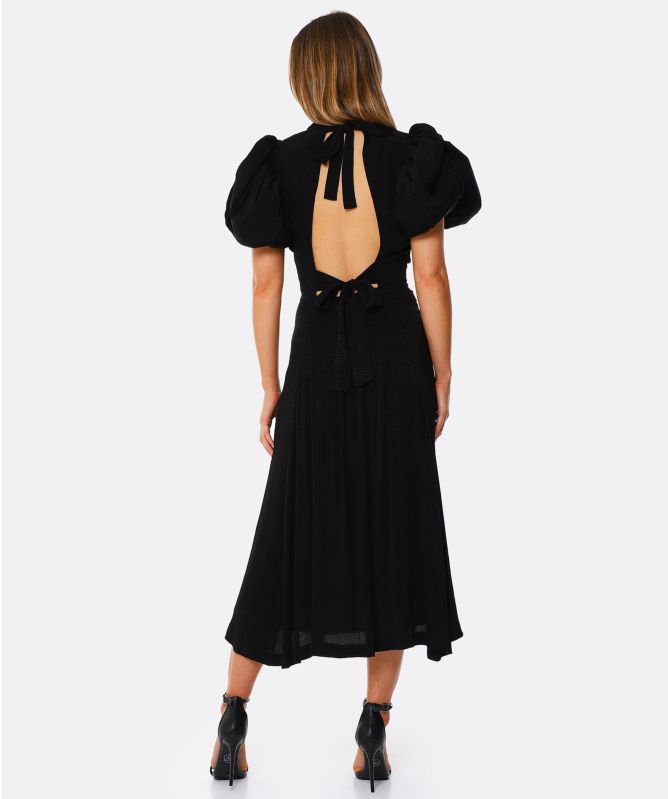 ROTATE Dawn Satin Midi Dress