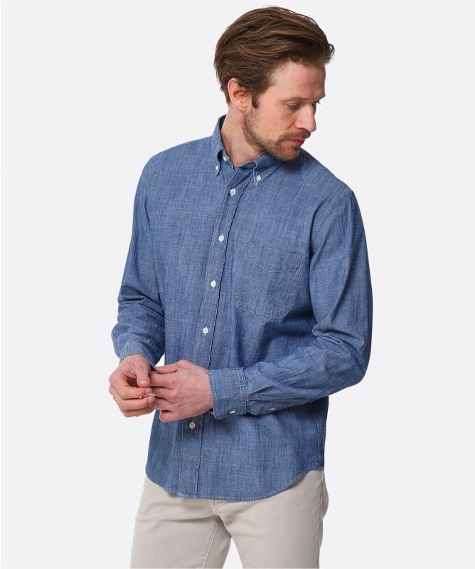 Hartford Chambray Pitt Shirt
