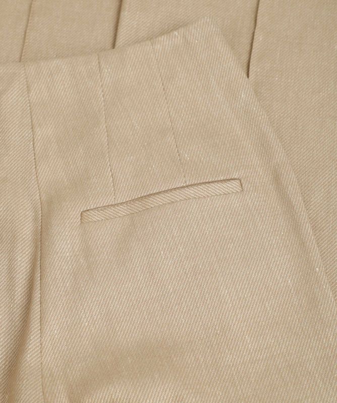 Veronica Beard Komi Twill-Linen Trousers