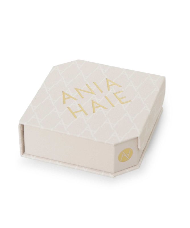 Ania Haie Pave Double Arrow Stud Hoops