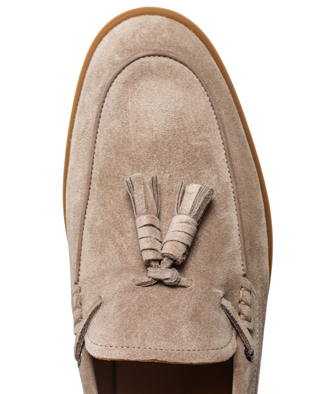 BOSS Hedley Suede Tassel Loafers