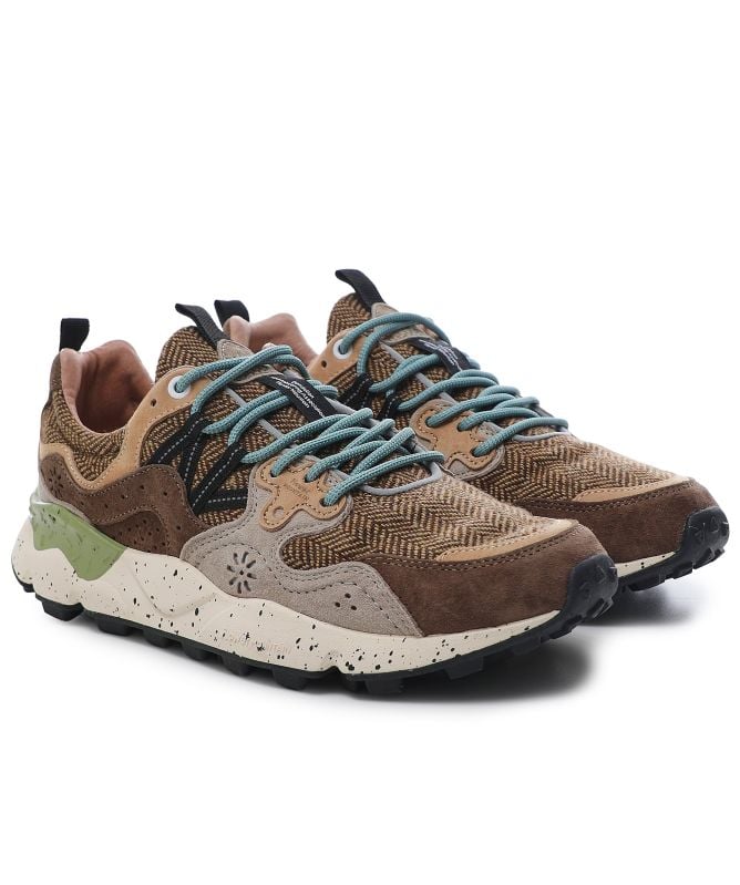 Flower Mountain Herringbone Yamano 3 Trainers