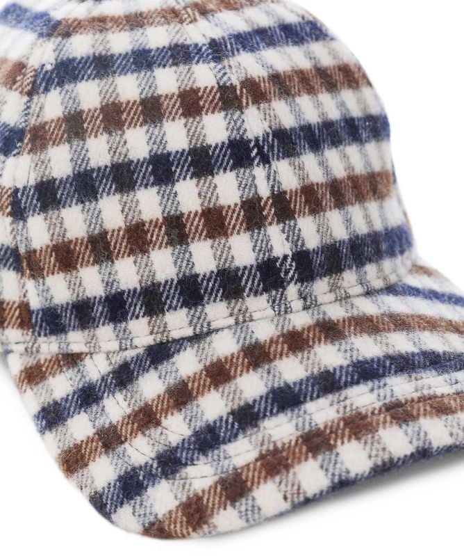 Aquascutum Club Check Baseball Cap