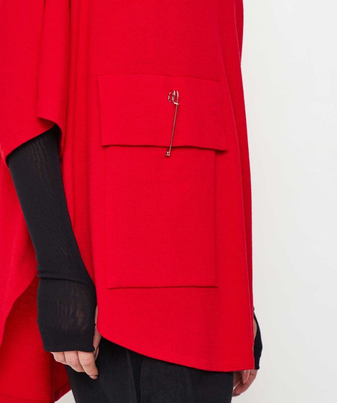 Philomena Christ Cowl Neck Poncho