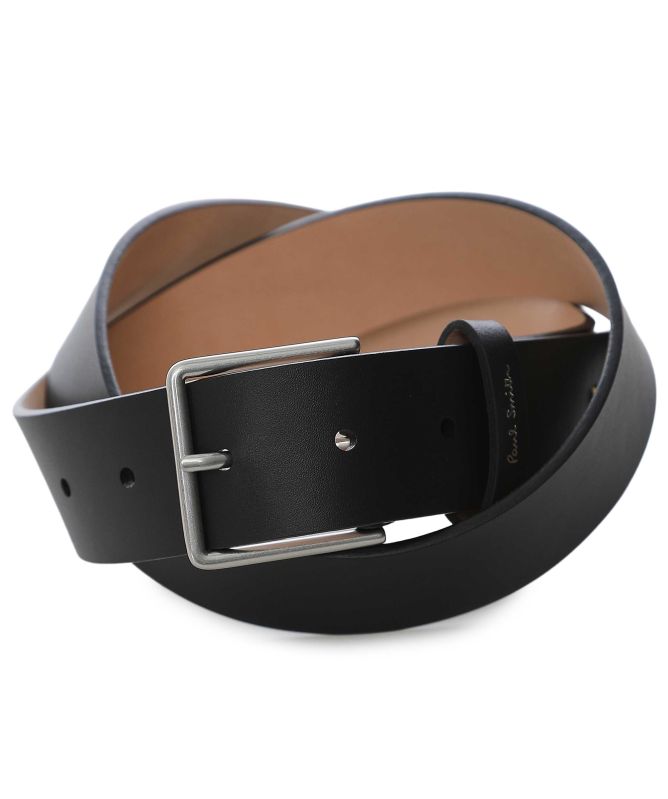 Paul Smith Leather Artist Stripe Stitch Belt