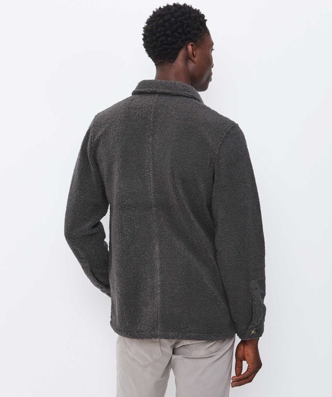 Sand Anders F Shearling Overshirt