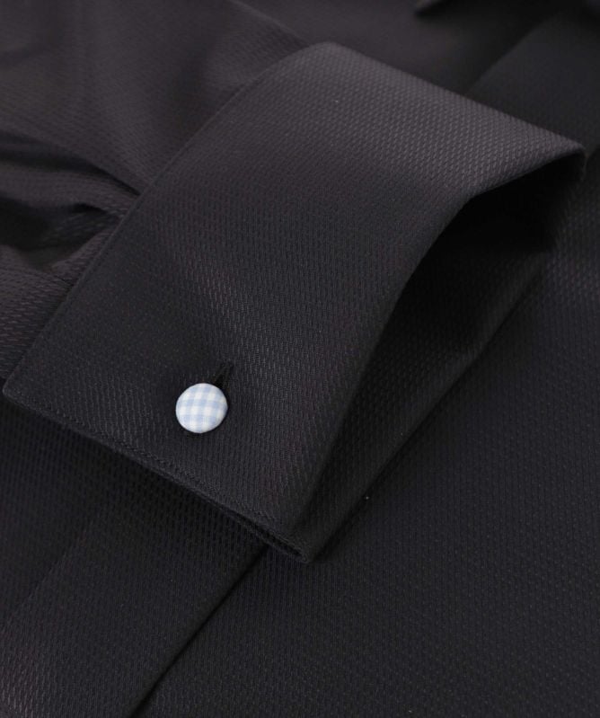 Eton Contemporary Fit Dobby Fly Tuxedo Shirt