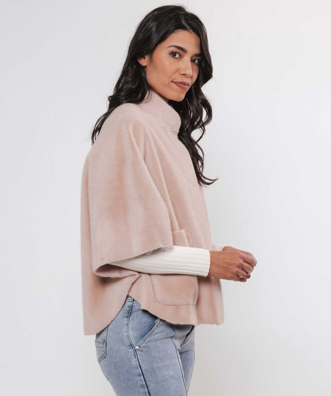 Rino and Pelle Dewi Faux Fur Cape