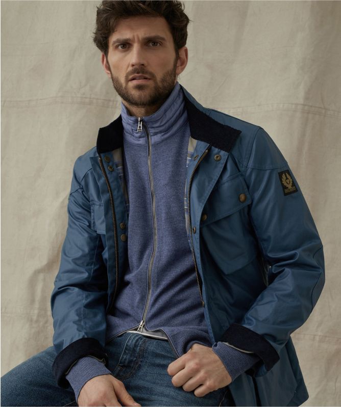 Belstaff Merino Wool Kelby Zip Cardigan