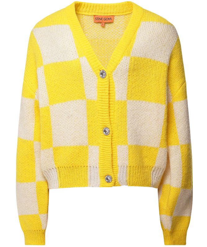 Stine Goya Check Amara Cardigan