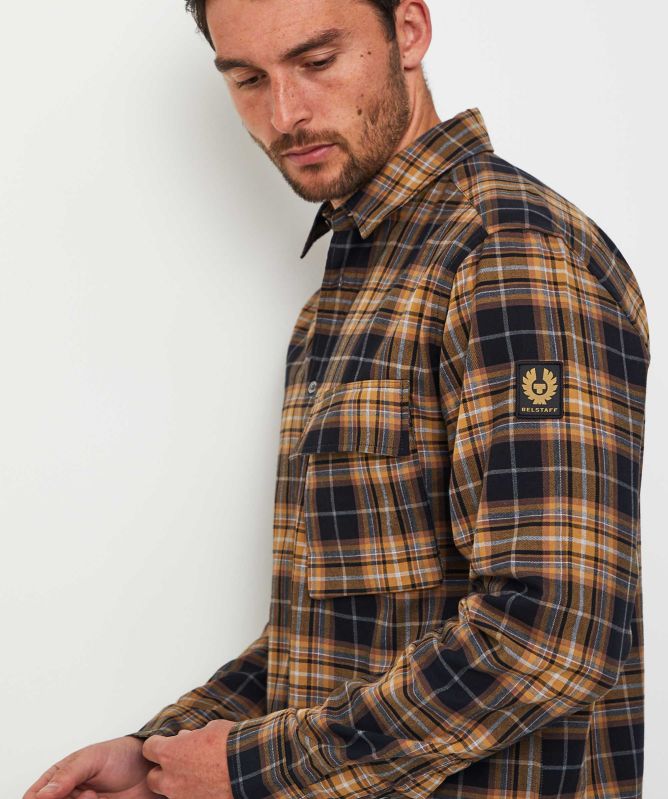 Belstaff Plaid Check Scale Shirt